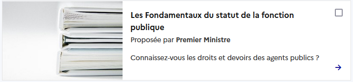 Les fondamentaux du statut de la fonction publique